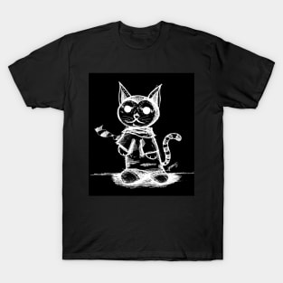 hipster hippie cat ecopop T-Shirt